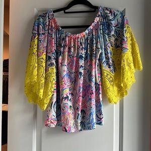 Lilly Pulitzer Zaylee off shoulder top